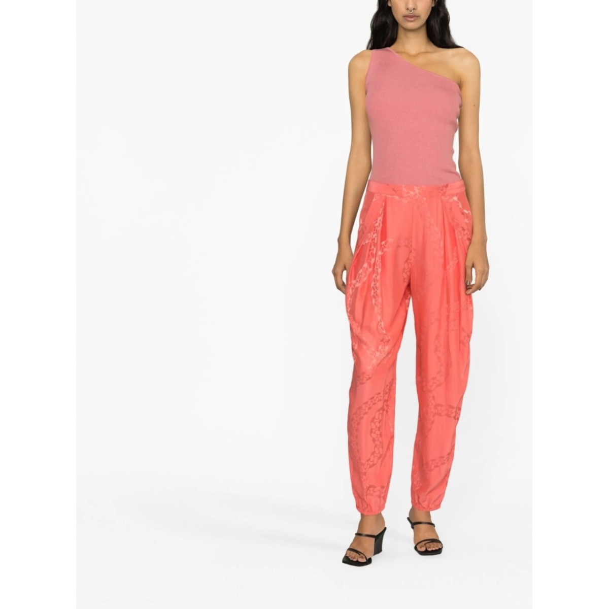 pleated tapered trousers - Img 2