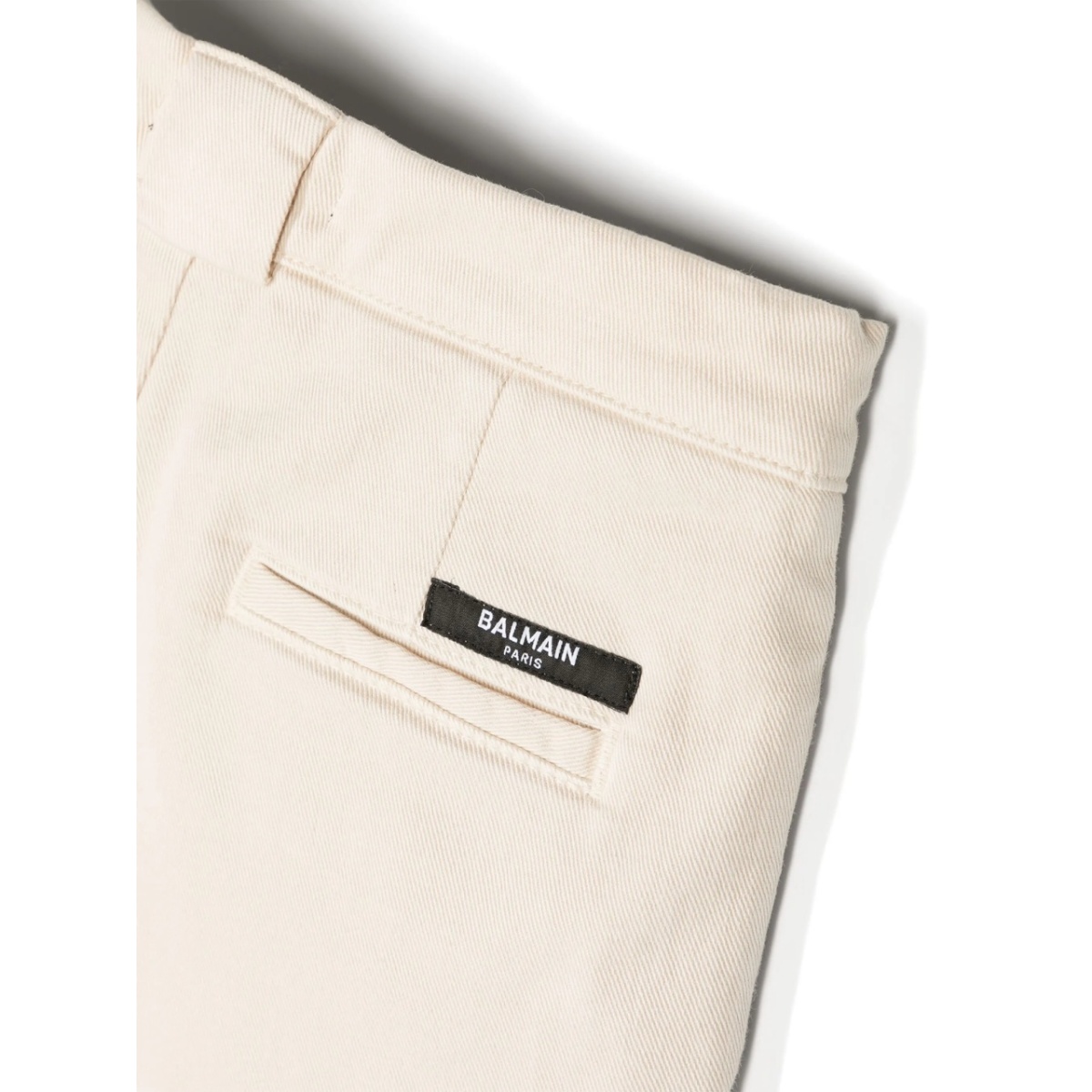 pleated twill tailored shorts - Img 3