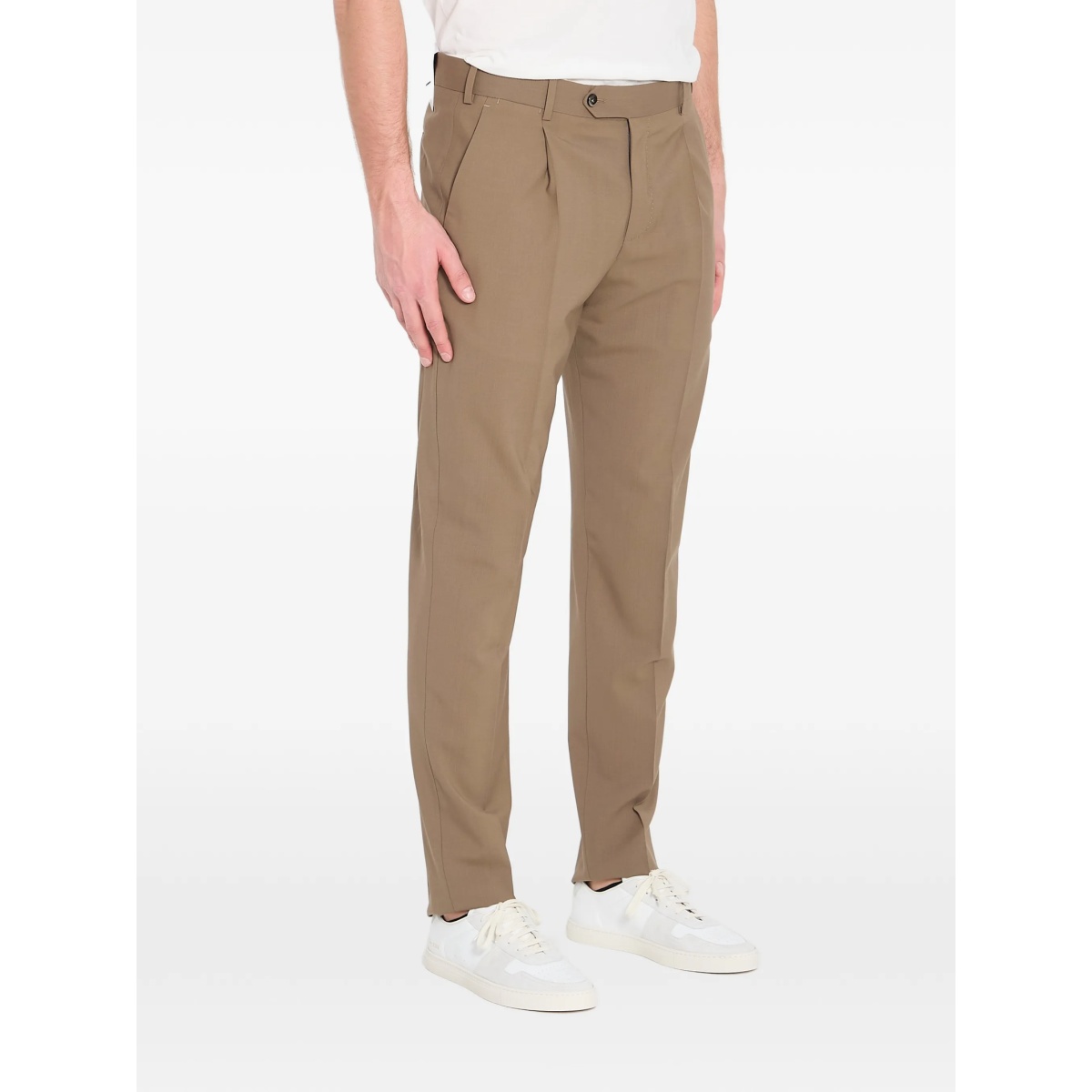pleated virgin wool trousers - Img 3