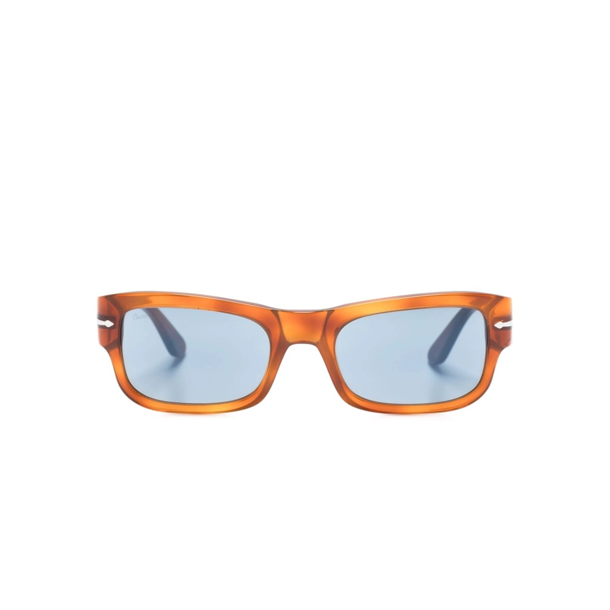 PO3326S rectangle-frame transparent sunglasses