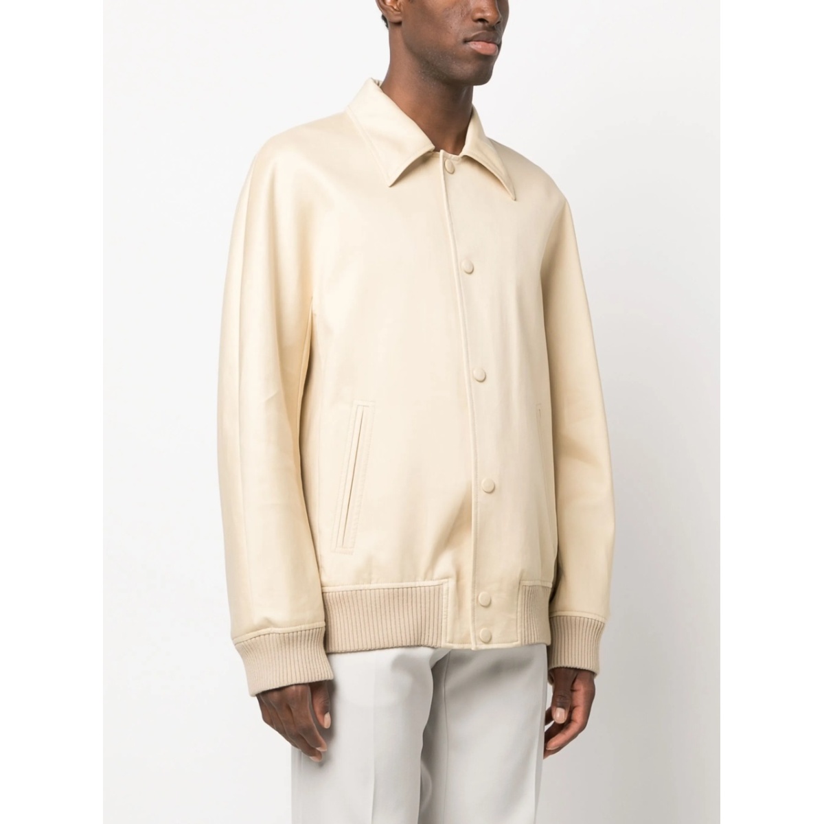 pointed-collar bomber jacket - Img 3