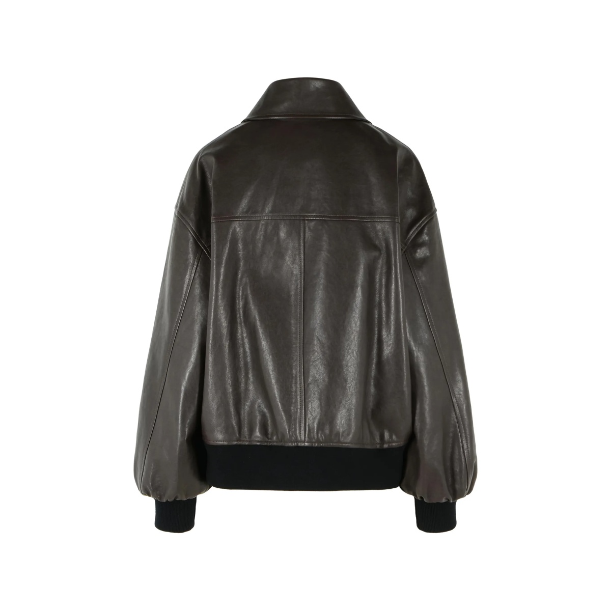 pointed collar sheepskin jacket - Img 2