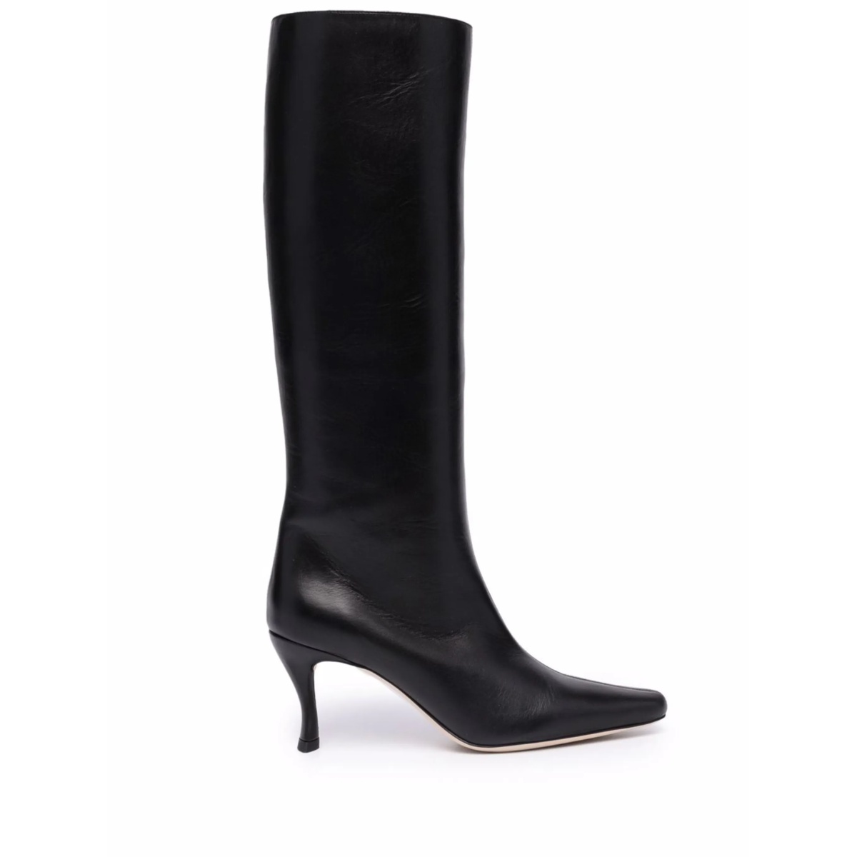 pointed knee-length boots