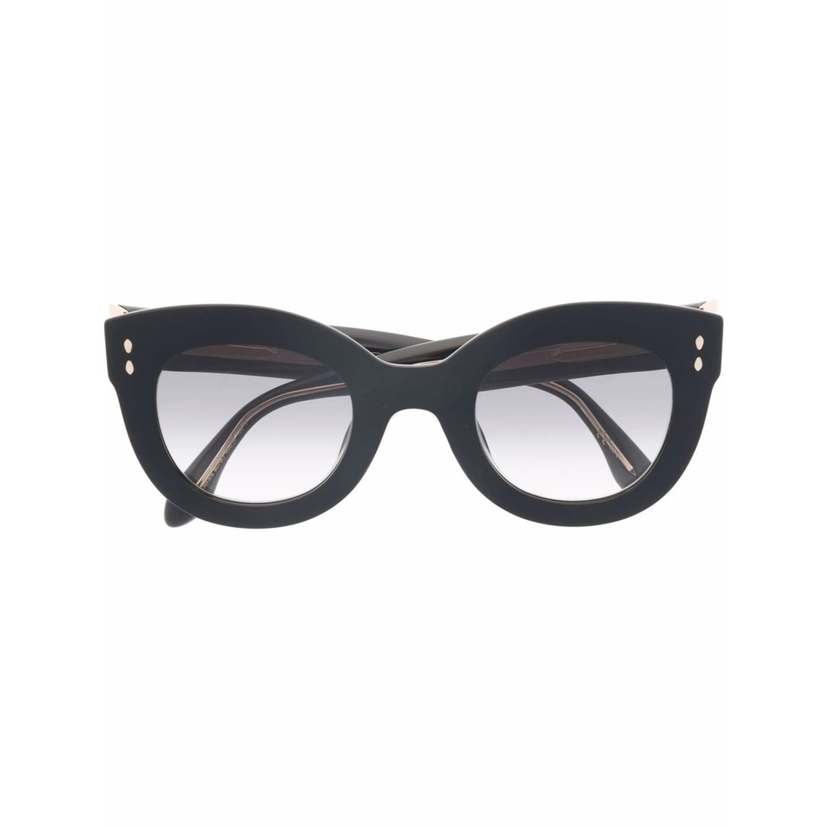 polished-effect cat-eye glasses