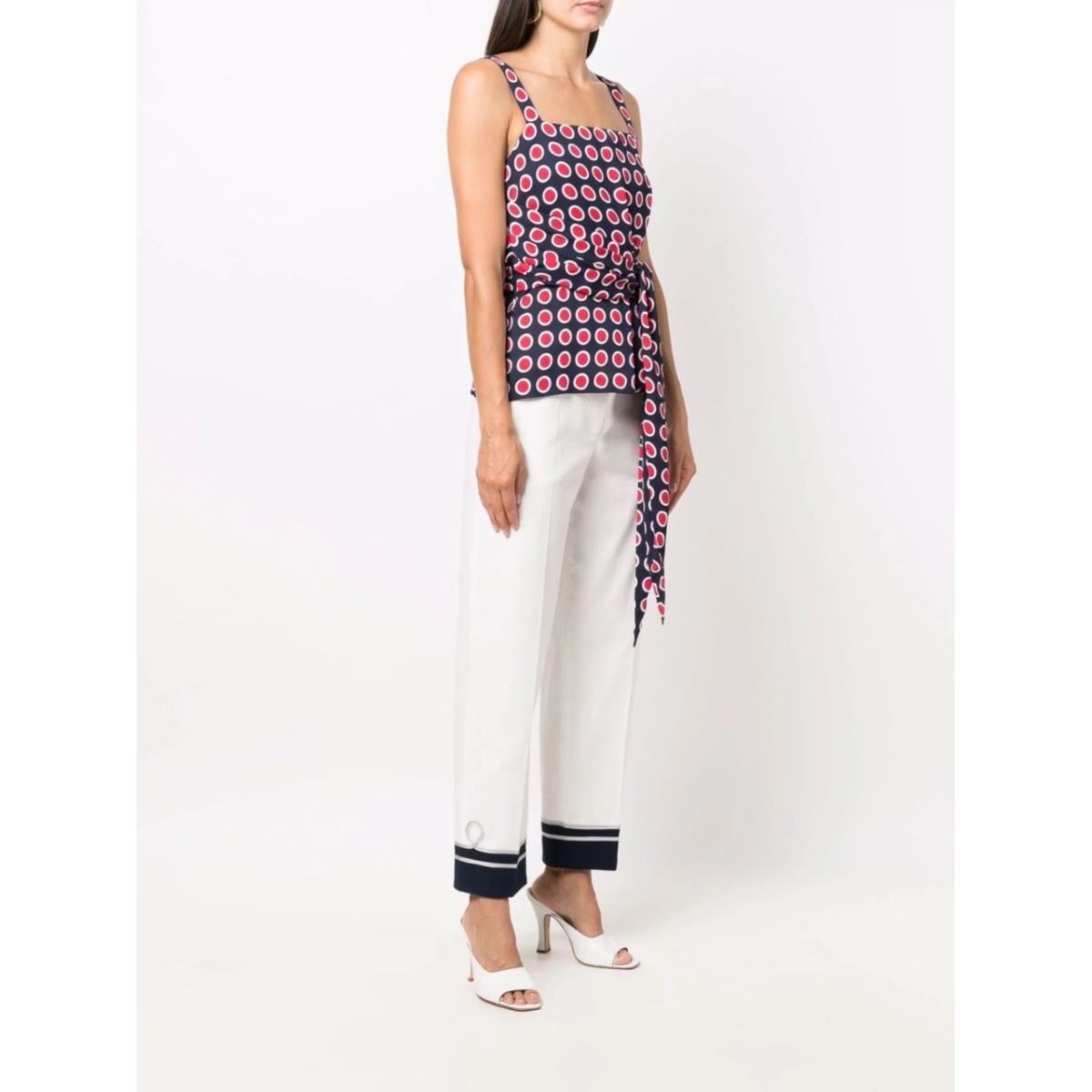polka-dot belted tank top - Img 3