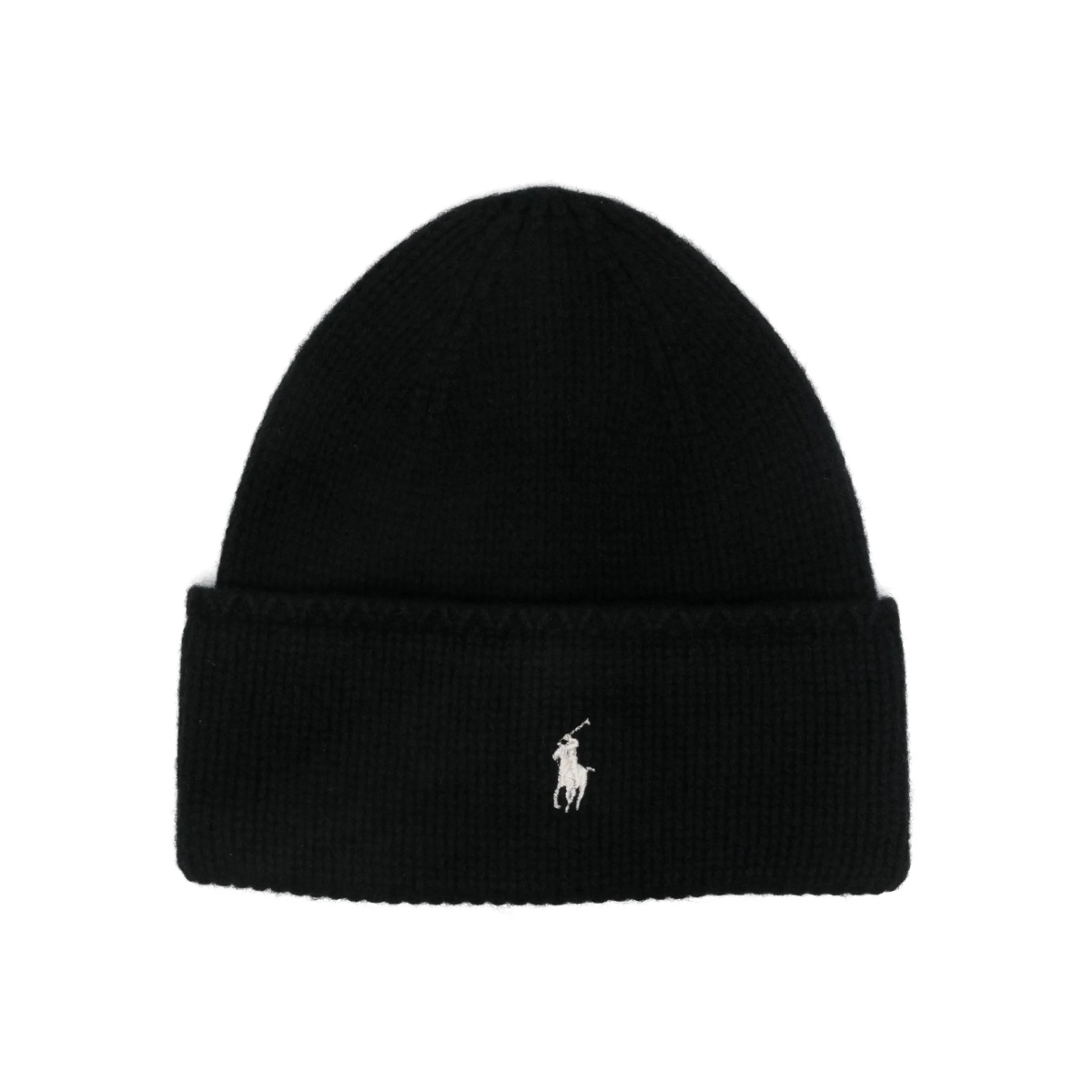 Polo Pony-embroidered beanie hat