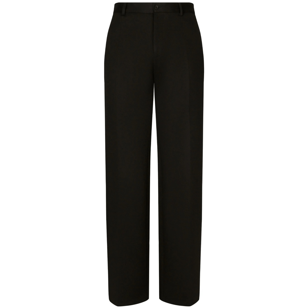 pressed-crease tailored-cut trousers