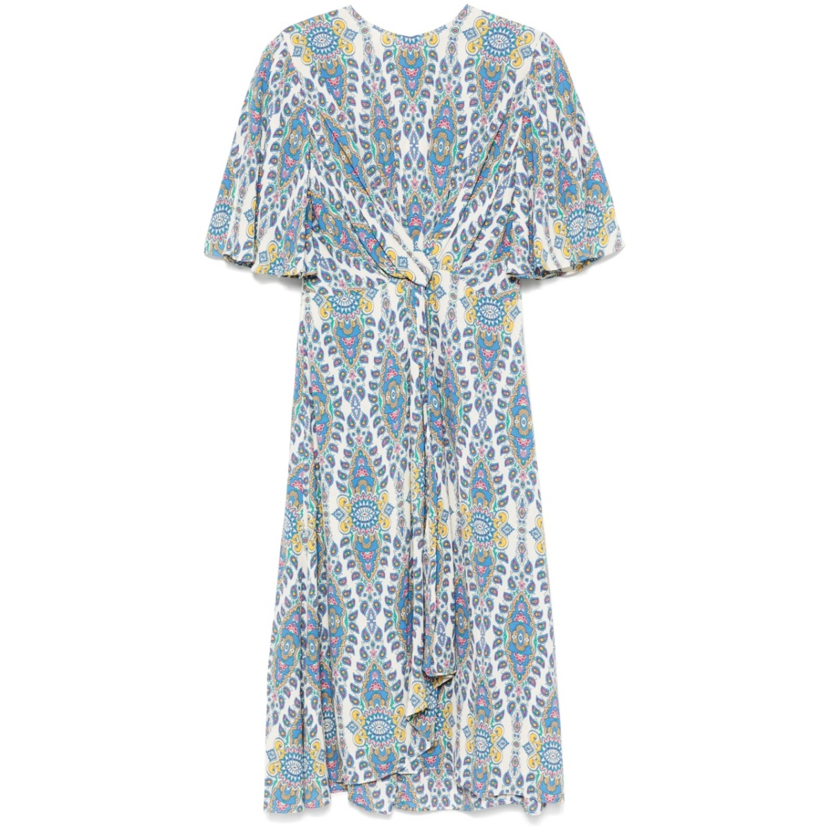 printed midi dress