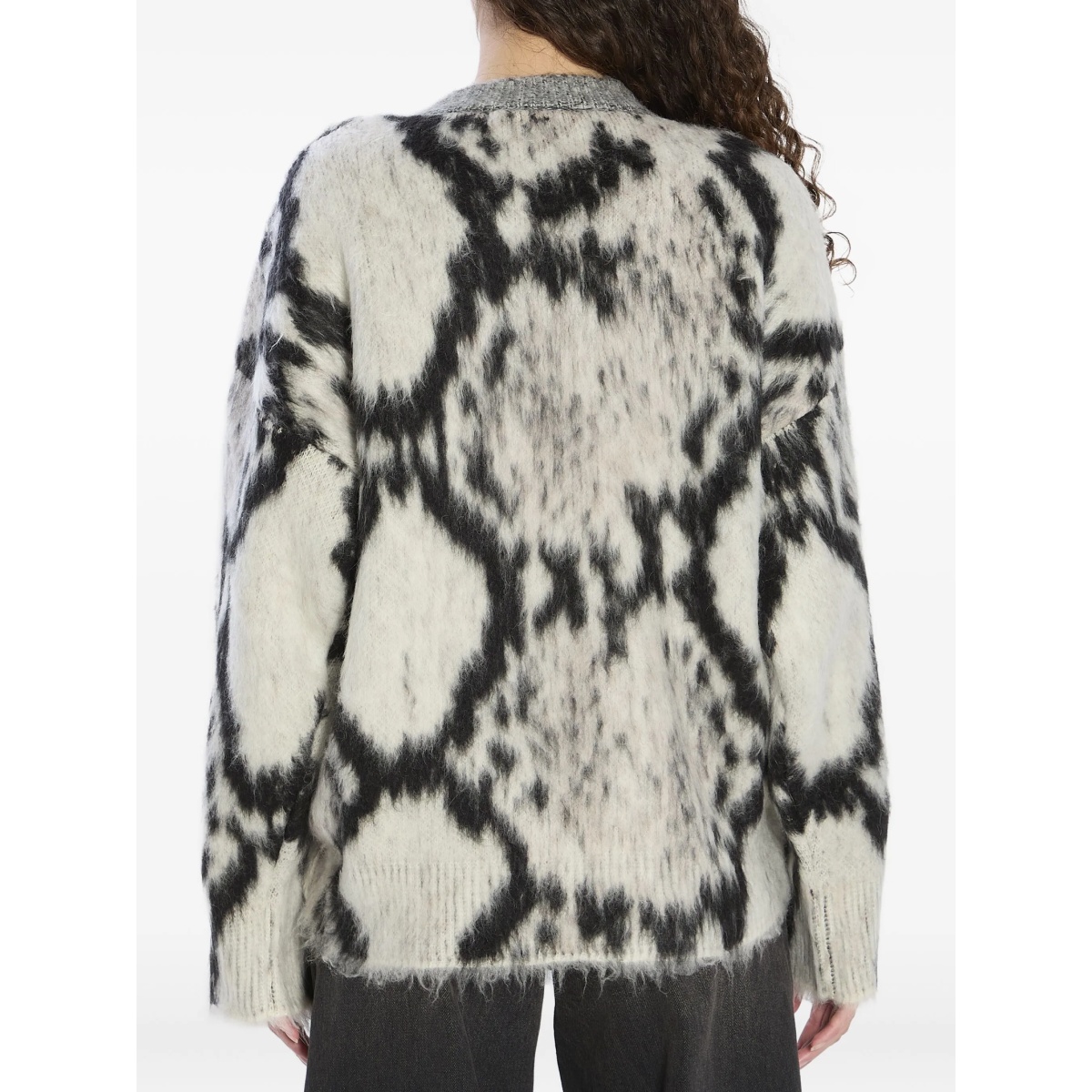 python-print ribbed sweater - Img 2