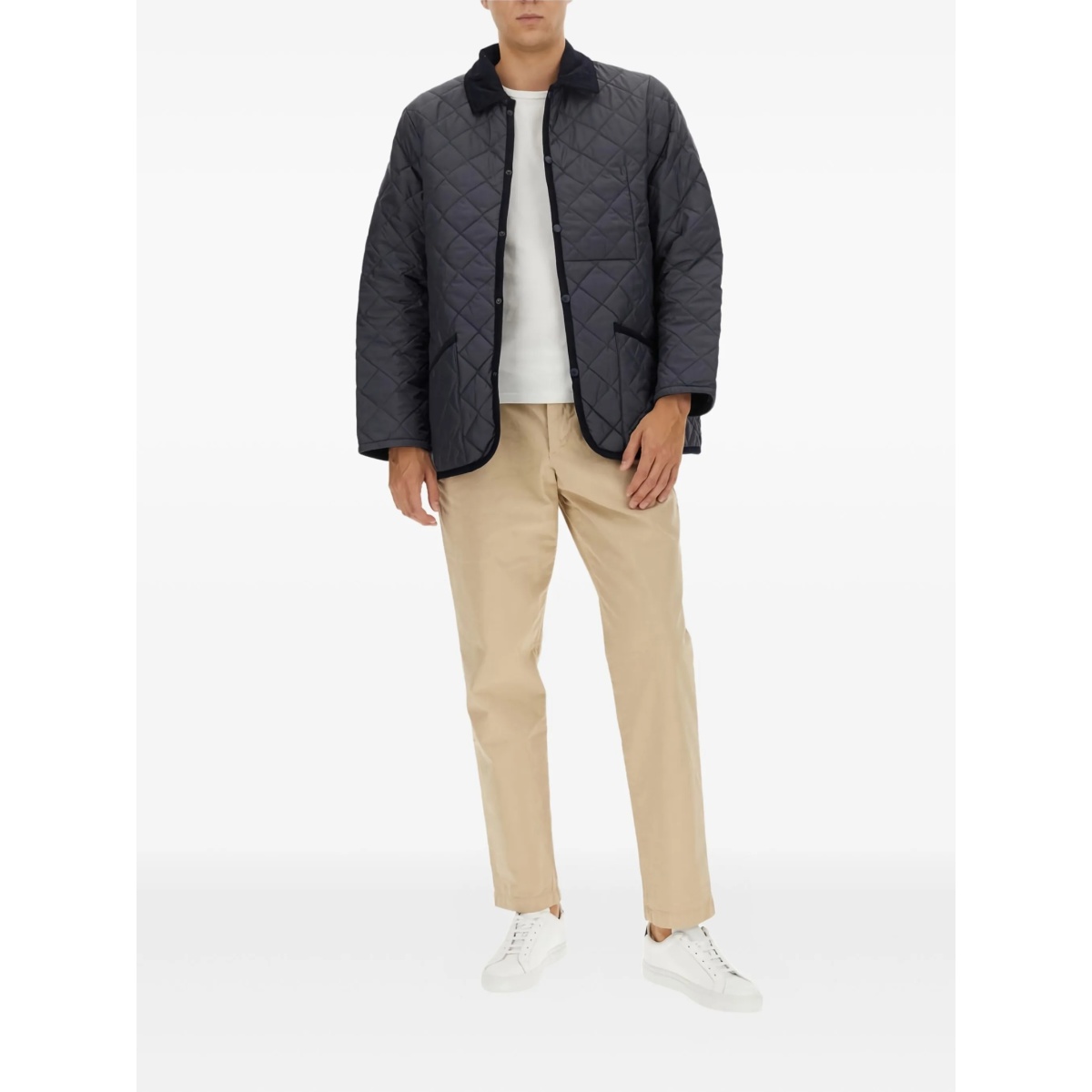 Quilted collared jacket - Img 2