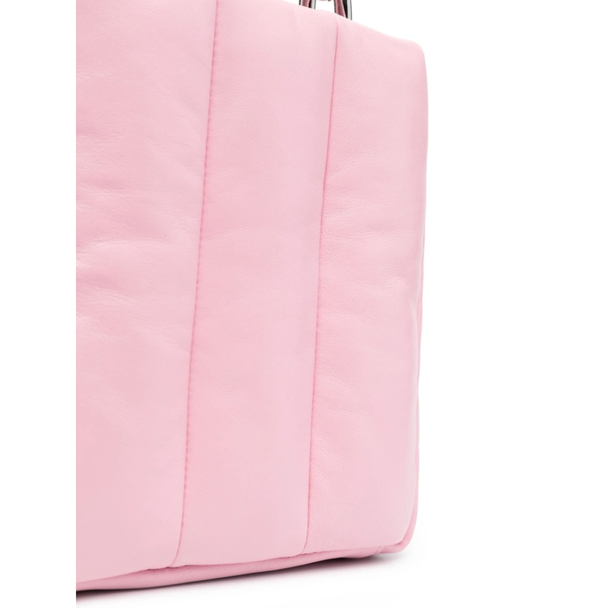 quilted leather tote bag - Img 5