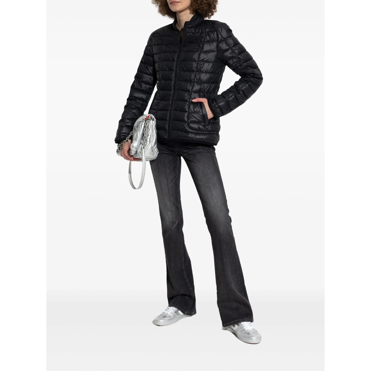 quilted zip-front jacket - Img 2