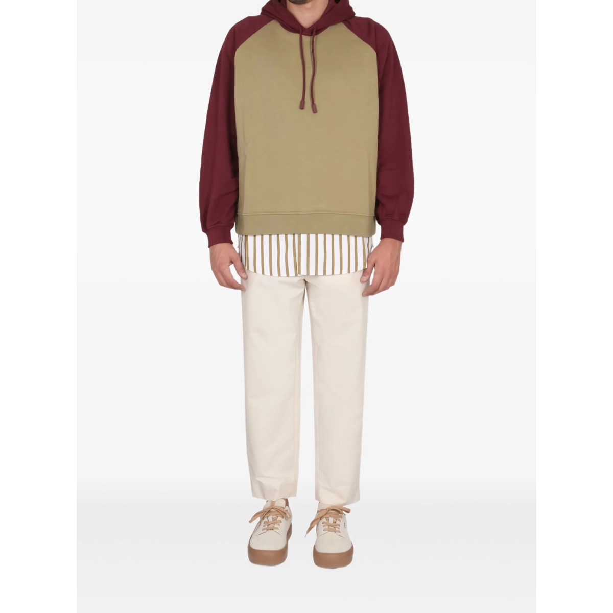 raglan-sleeve hoodie - Img 2