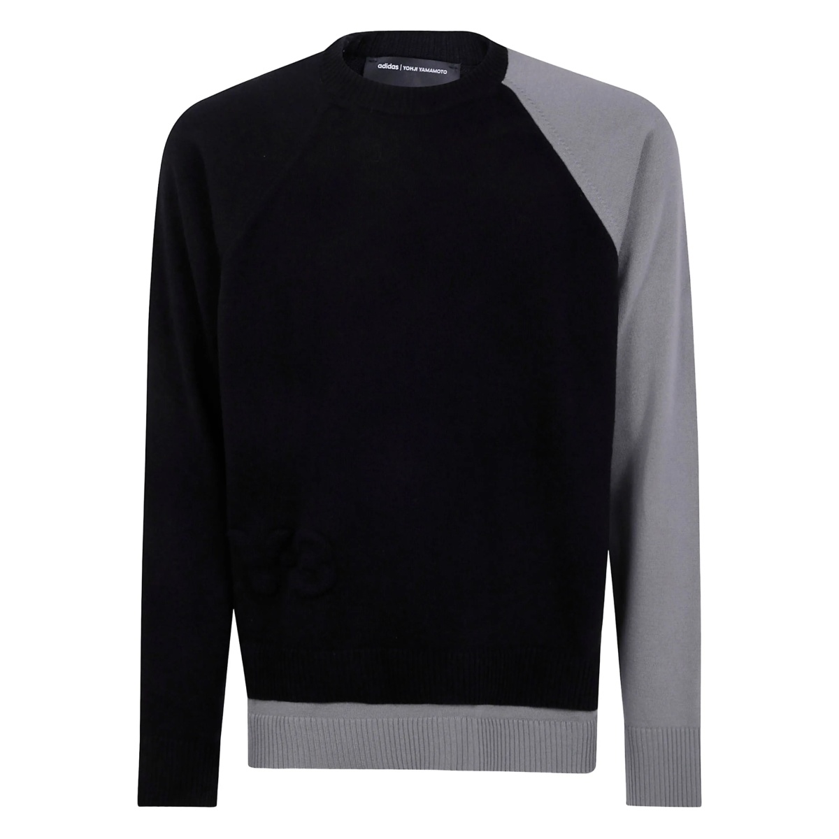 raglan-sleeve panelled jumper