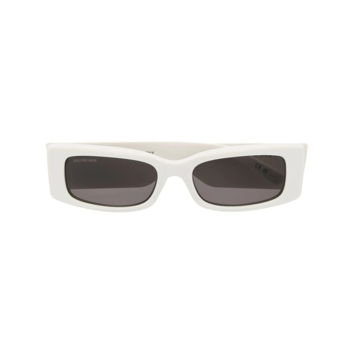 rectangle-frame tinted sunglasses