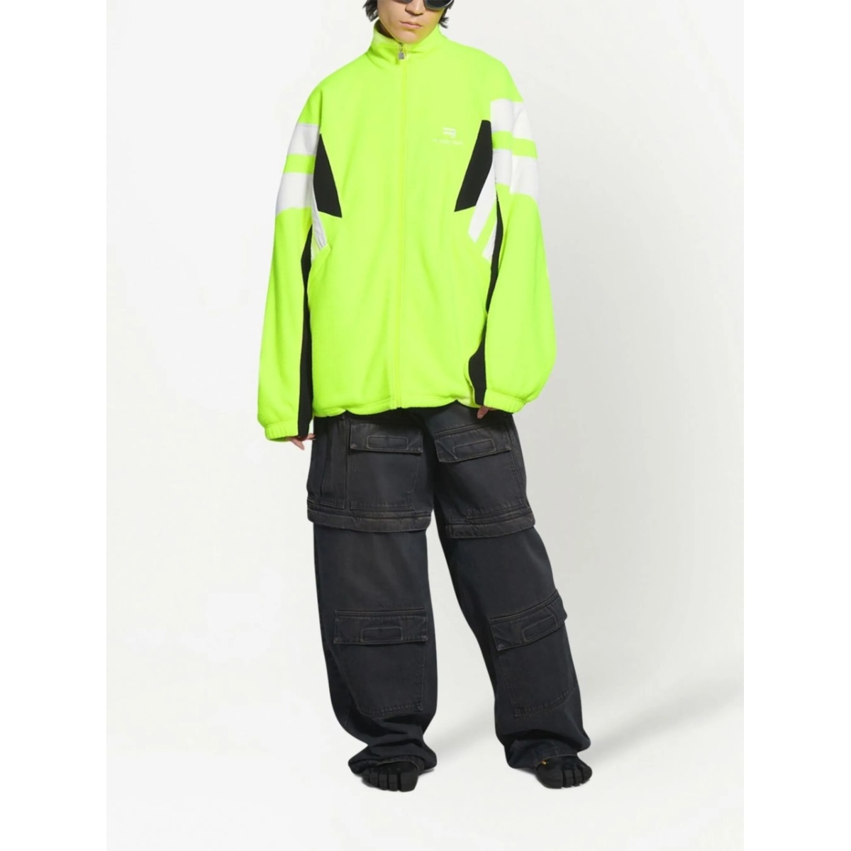 reflective high neck jacket - Img 2