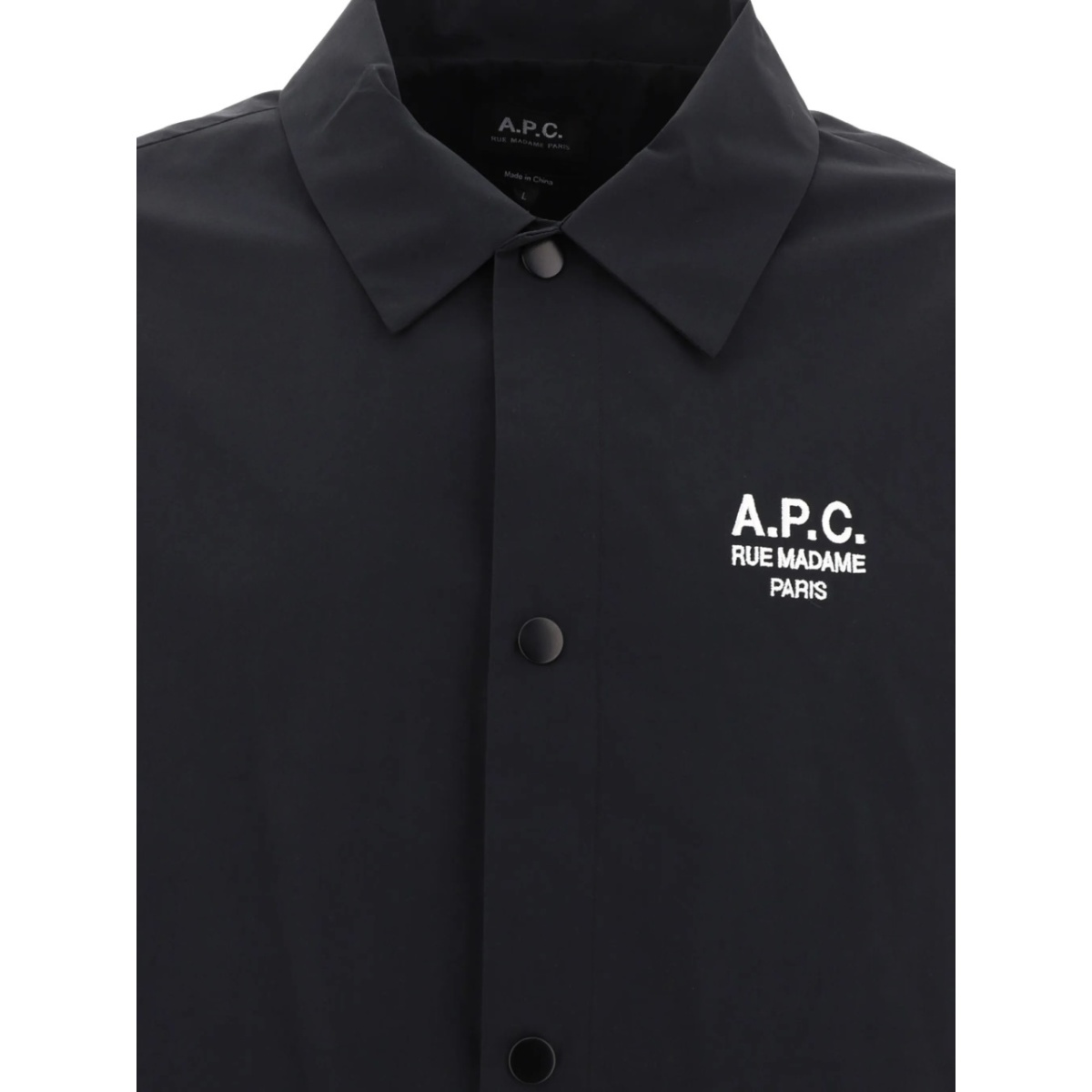 Regis logo-embroidered shirt jacket - Img 3