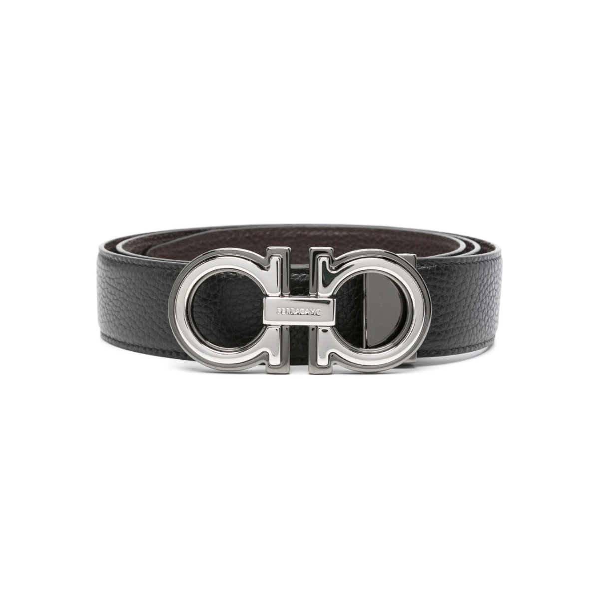 reversible Gancio buckle belt