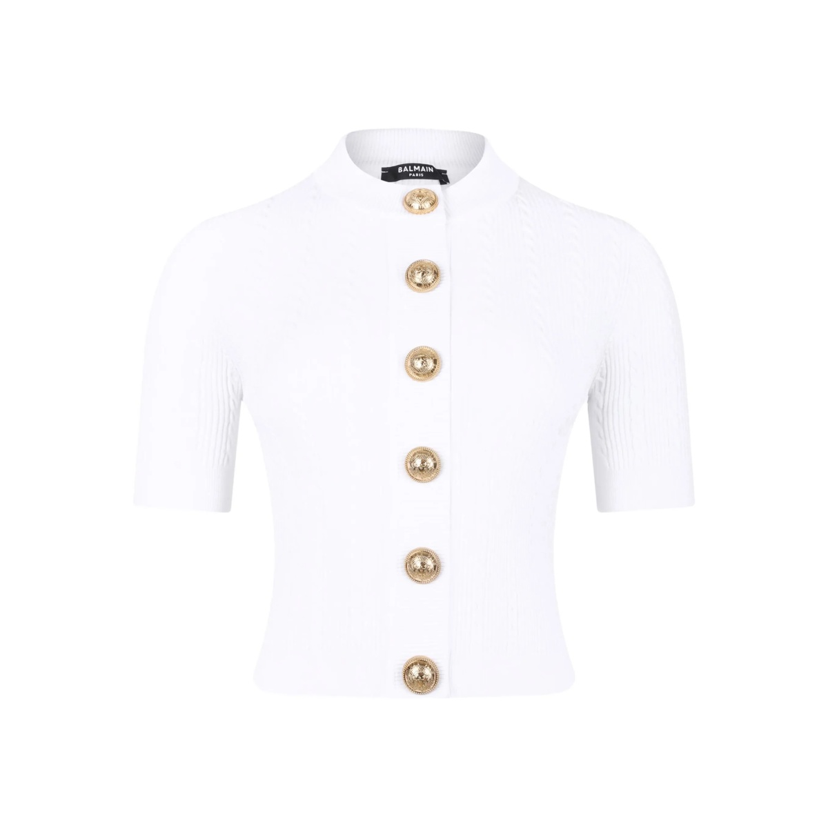 ribbed buttoned top