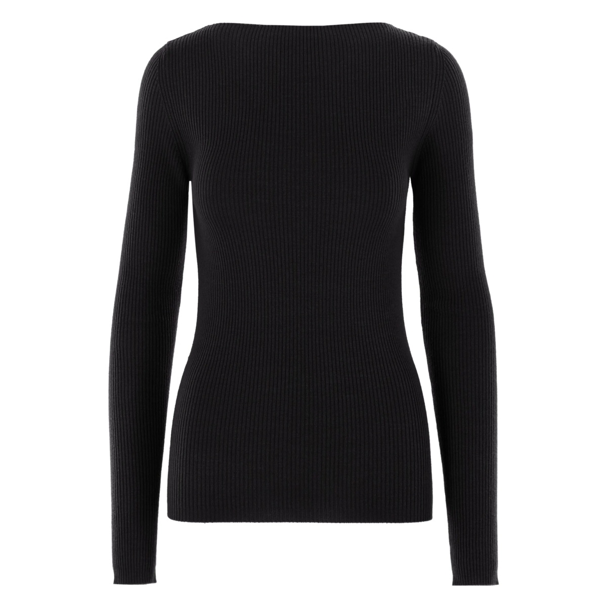 ribbed open-back top