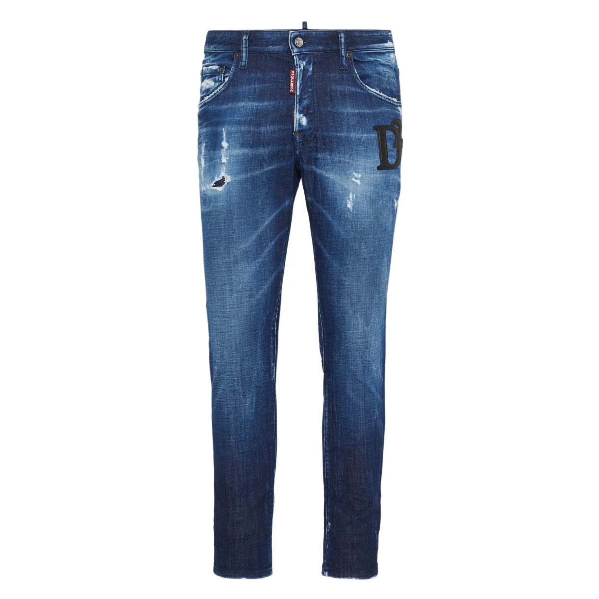 ripped-detail jeans