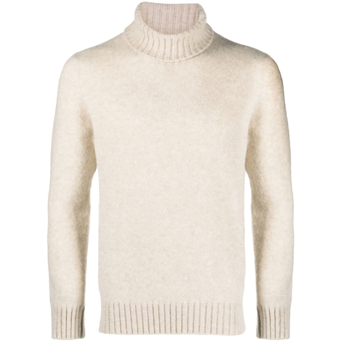 roll-neck cashmere-blend jumper