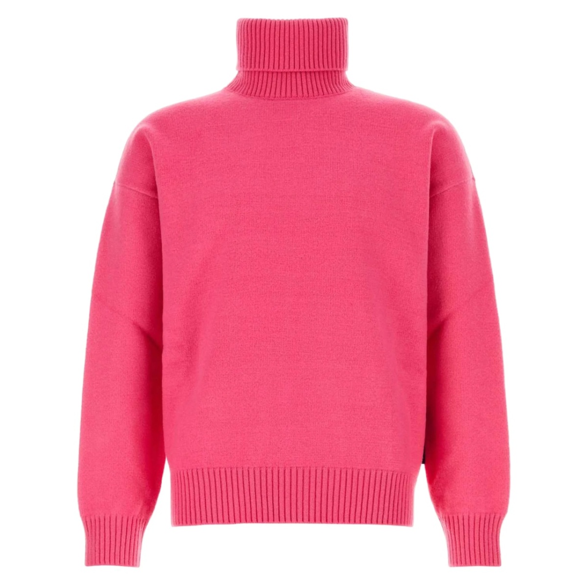 roll-neck wool jumper