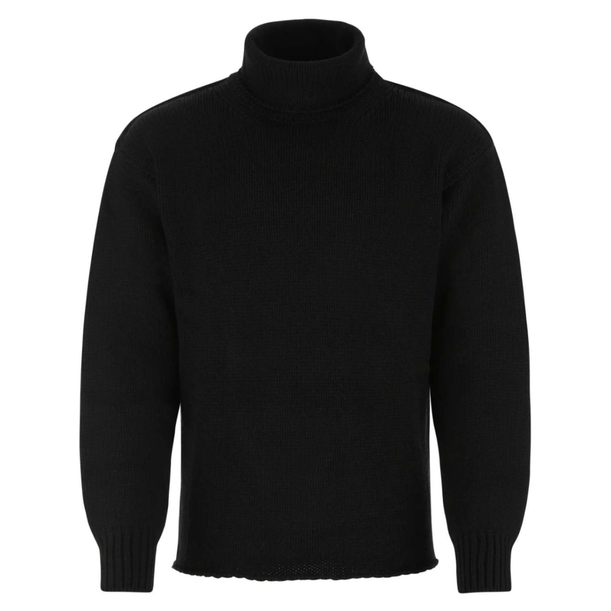roll-neck wool sweater