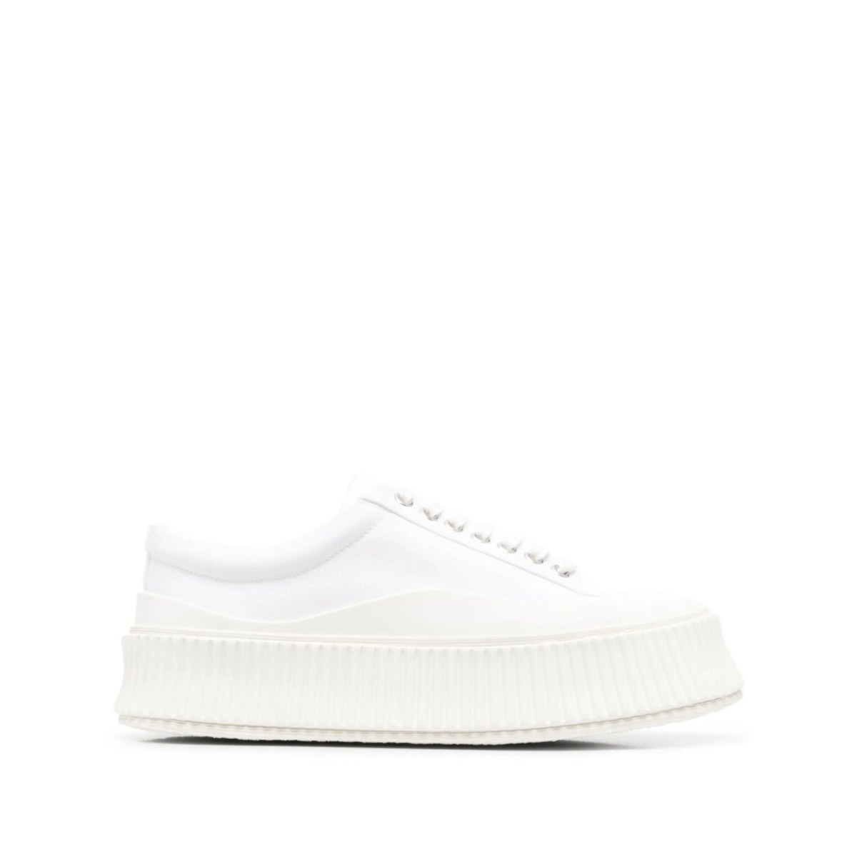 round-toe lace-up sneakers