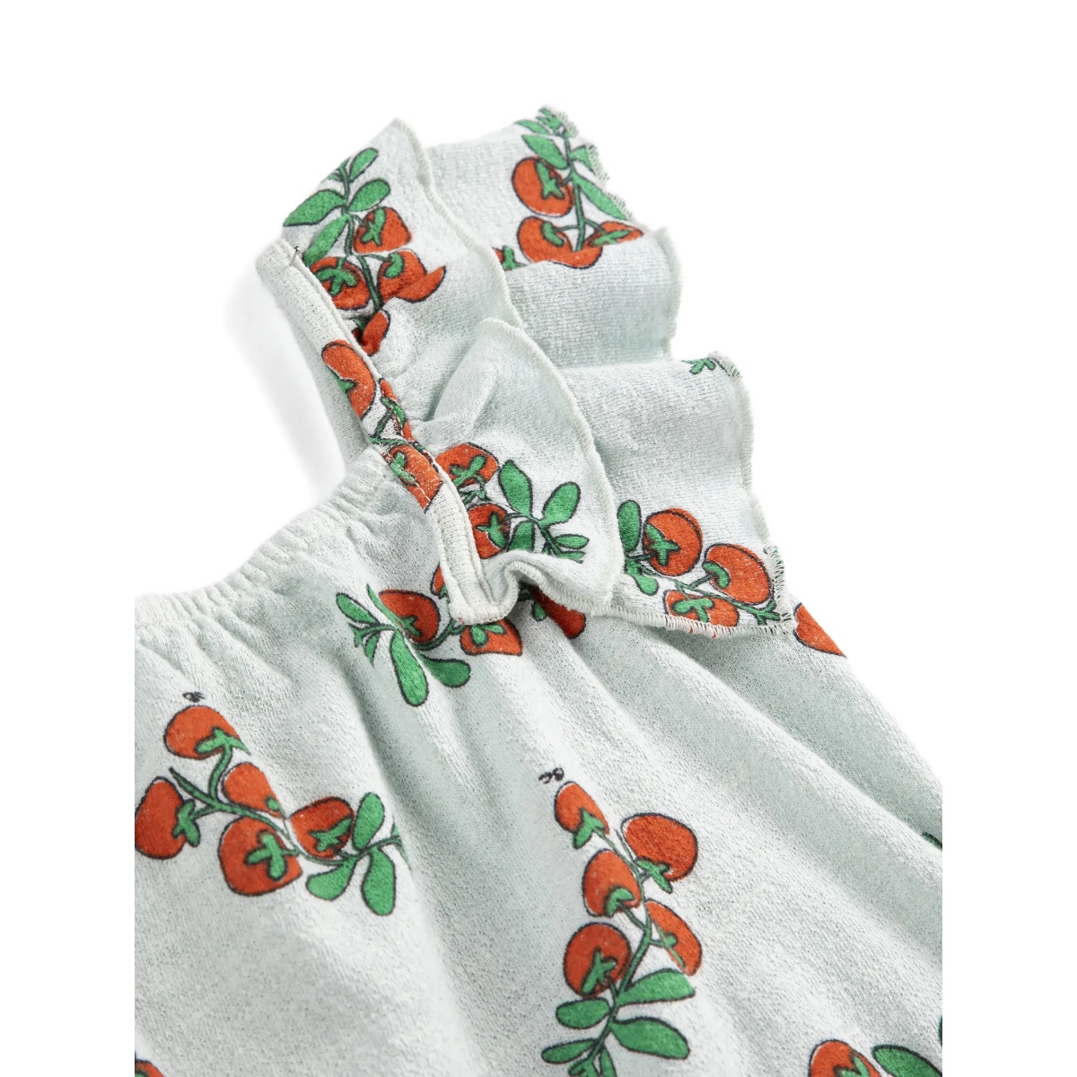 ruffled tomatoes print dress - Img 2