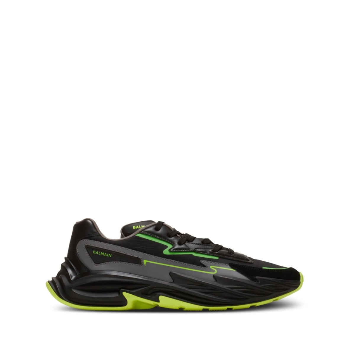 Run-Row leather sneakers
