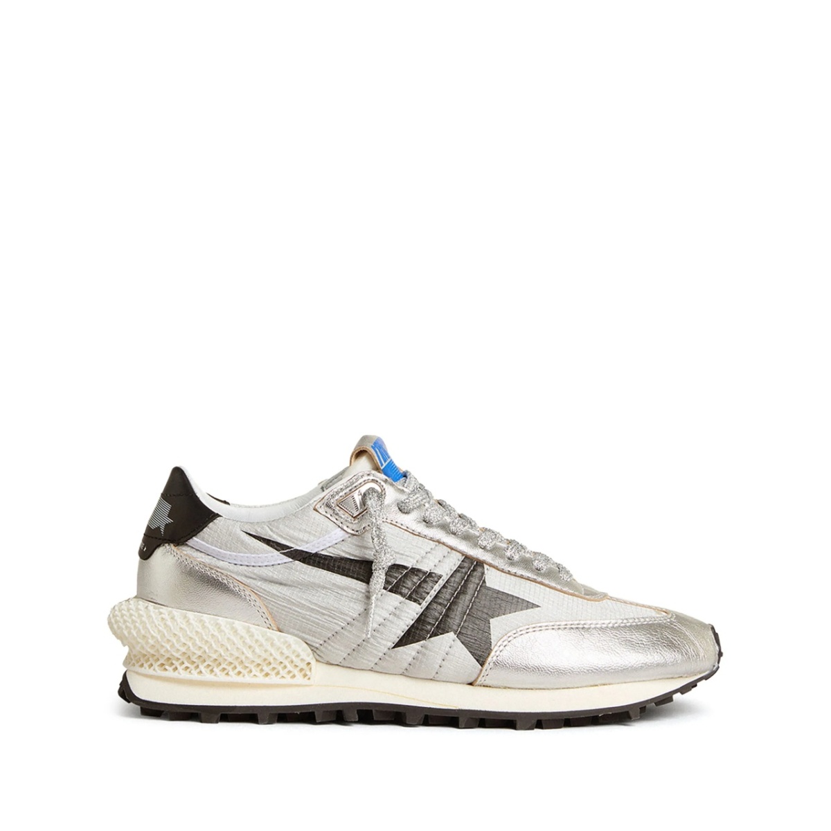Running Marathon laminated-leather sneakers