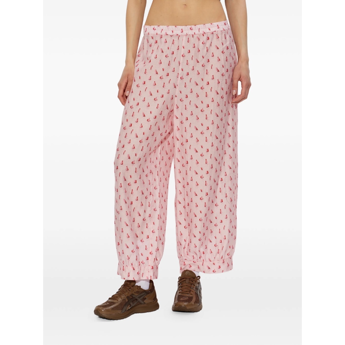 sailboat print trousers - Img 3