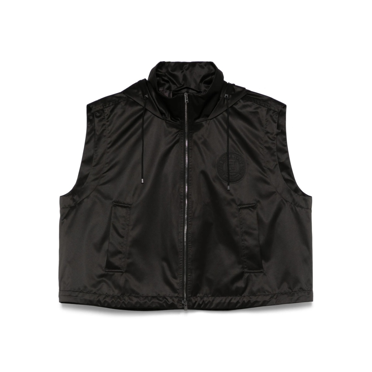 satin gilet