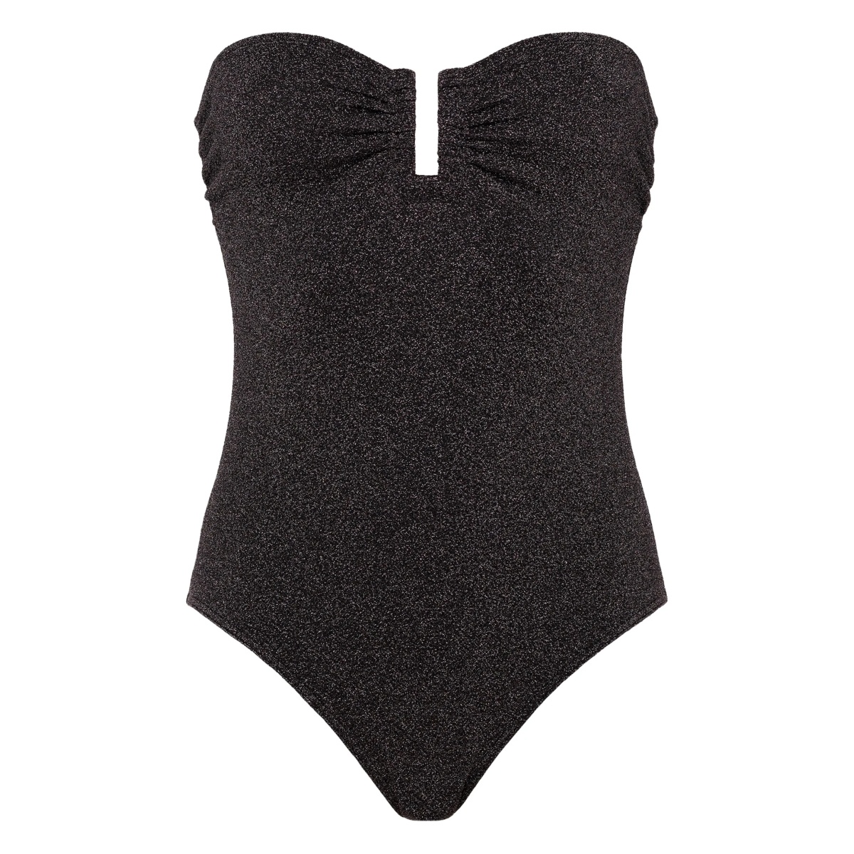 Scintillant strapless swimsuit
