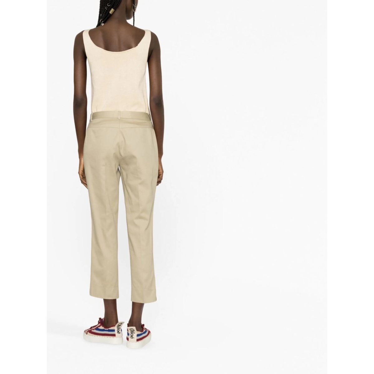 scoop neck knitted vest top - Img 4