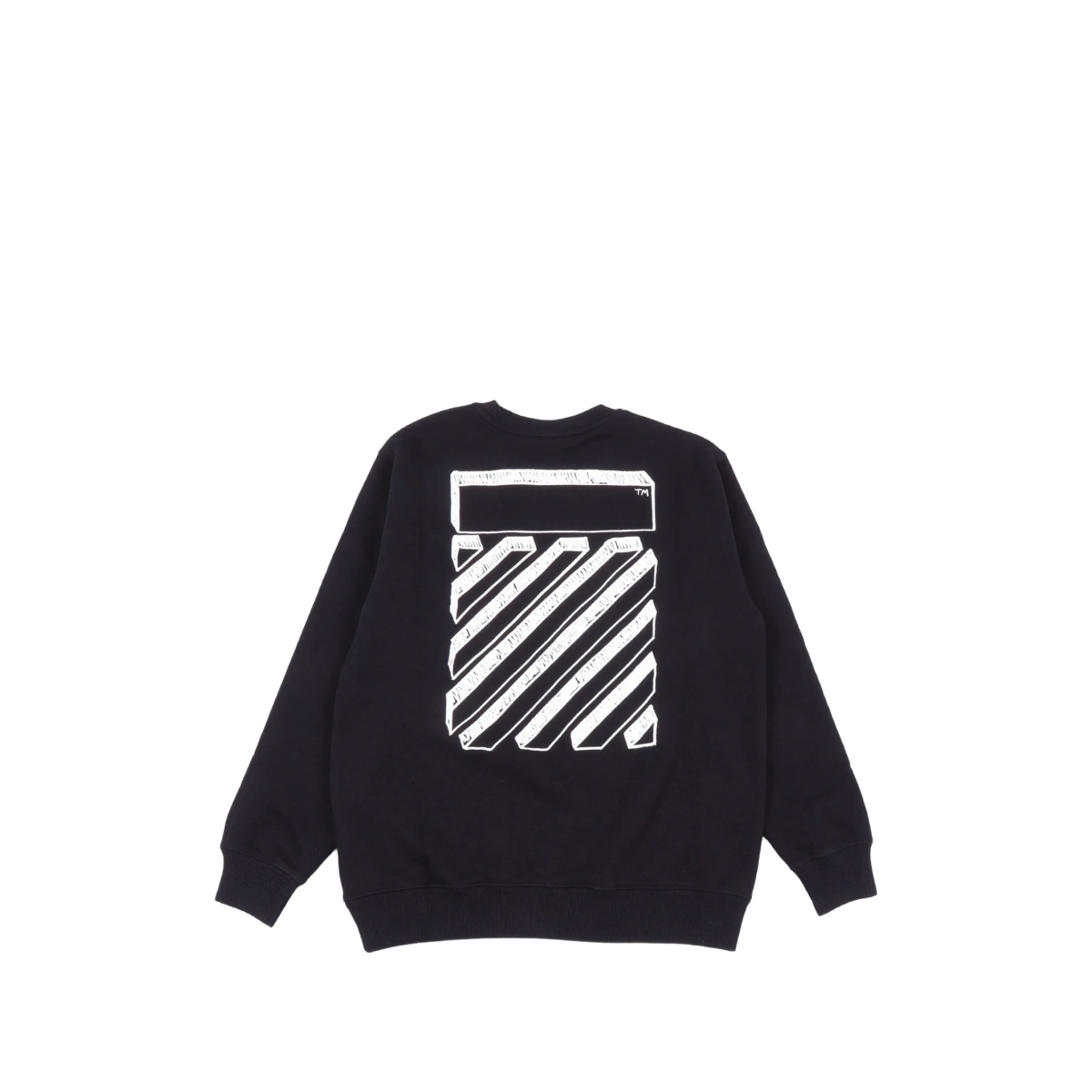 scribble crew-neck sweatshirt - Img 2