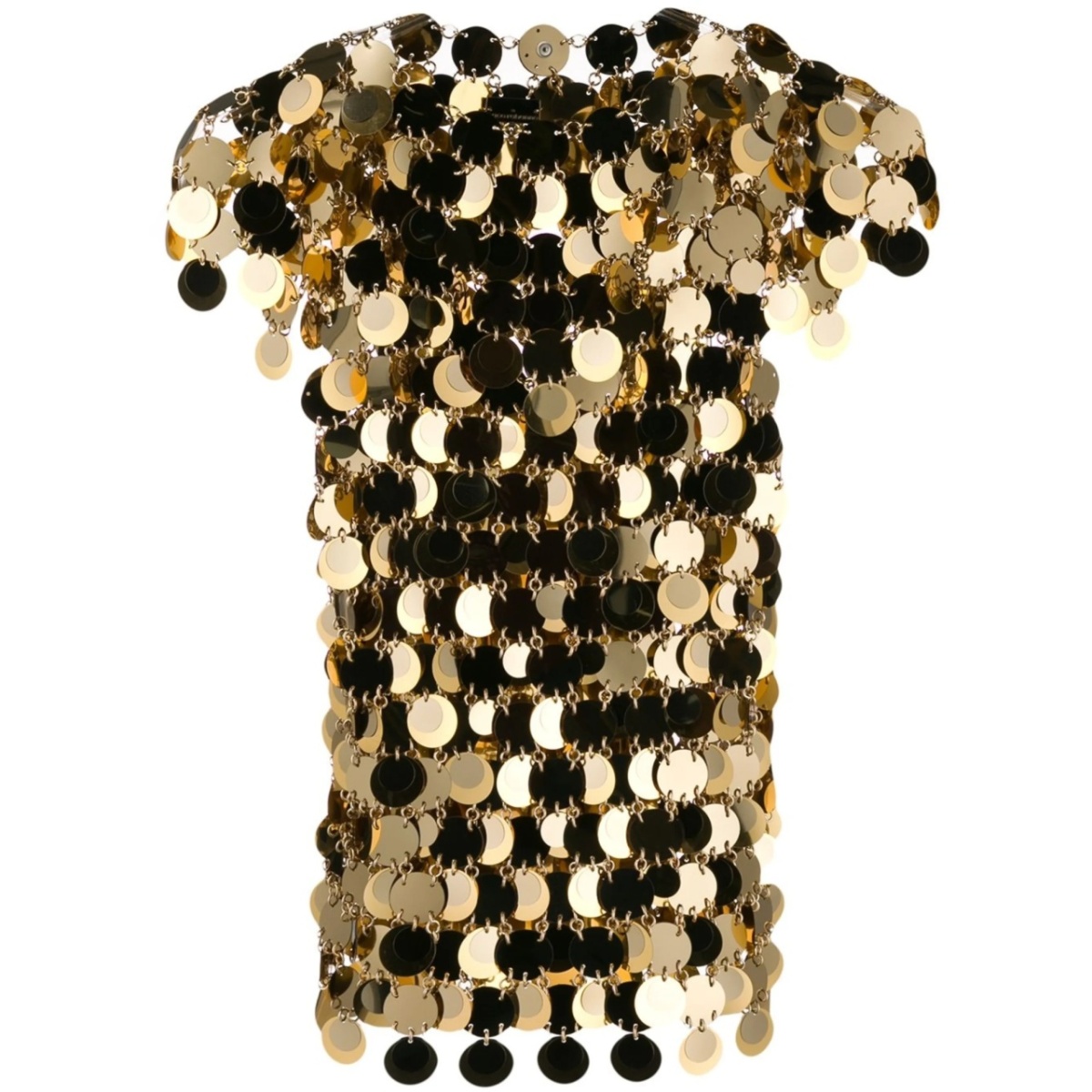 sequin chainmail T-shirt