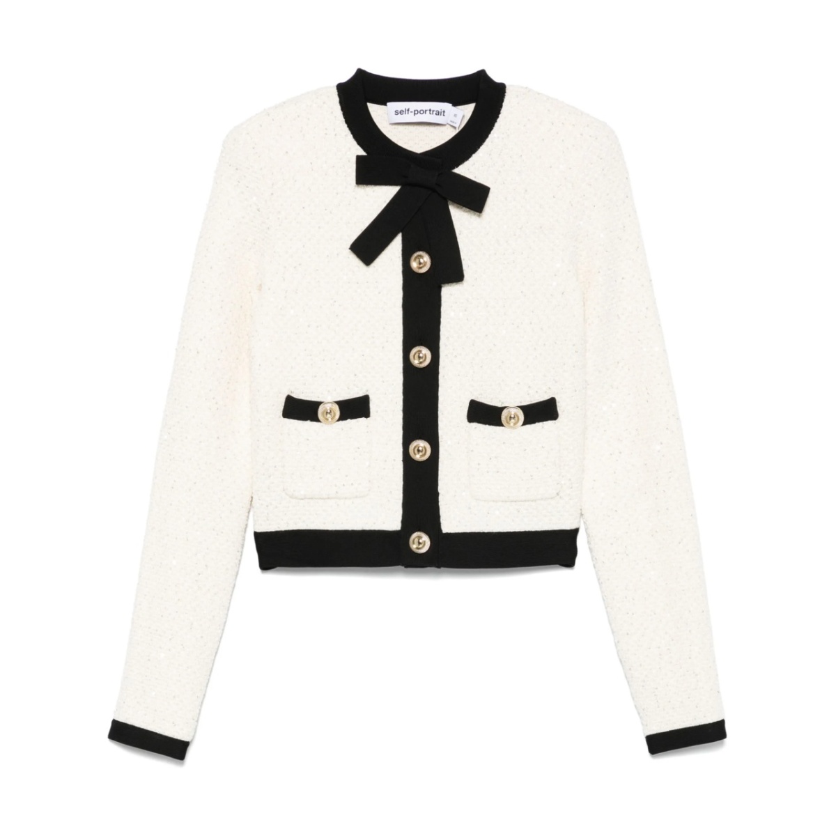 sequin-embellished cardigan