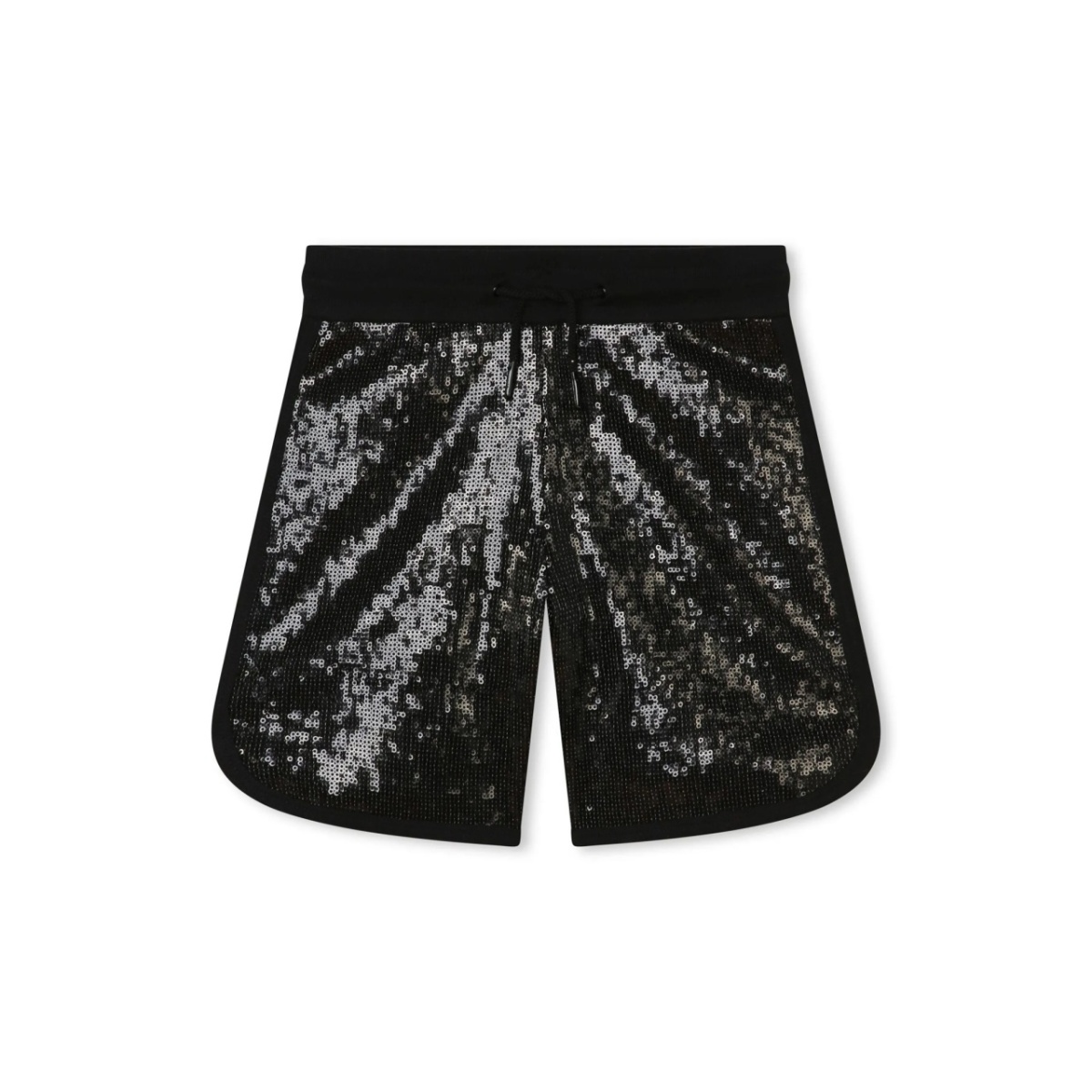 sequin-embellished drawstring shorts