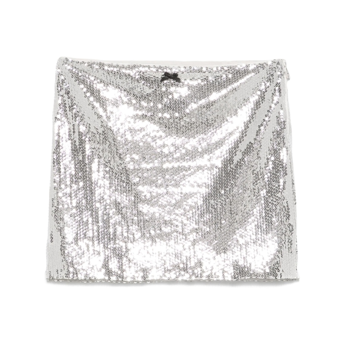 sequinned mini skirt