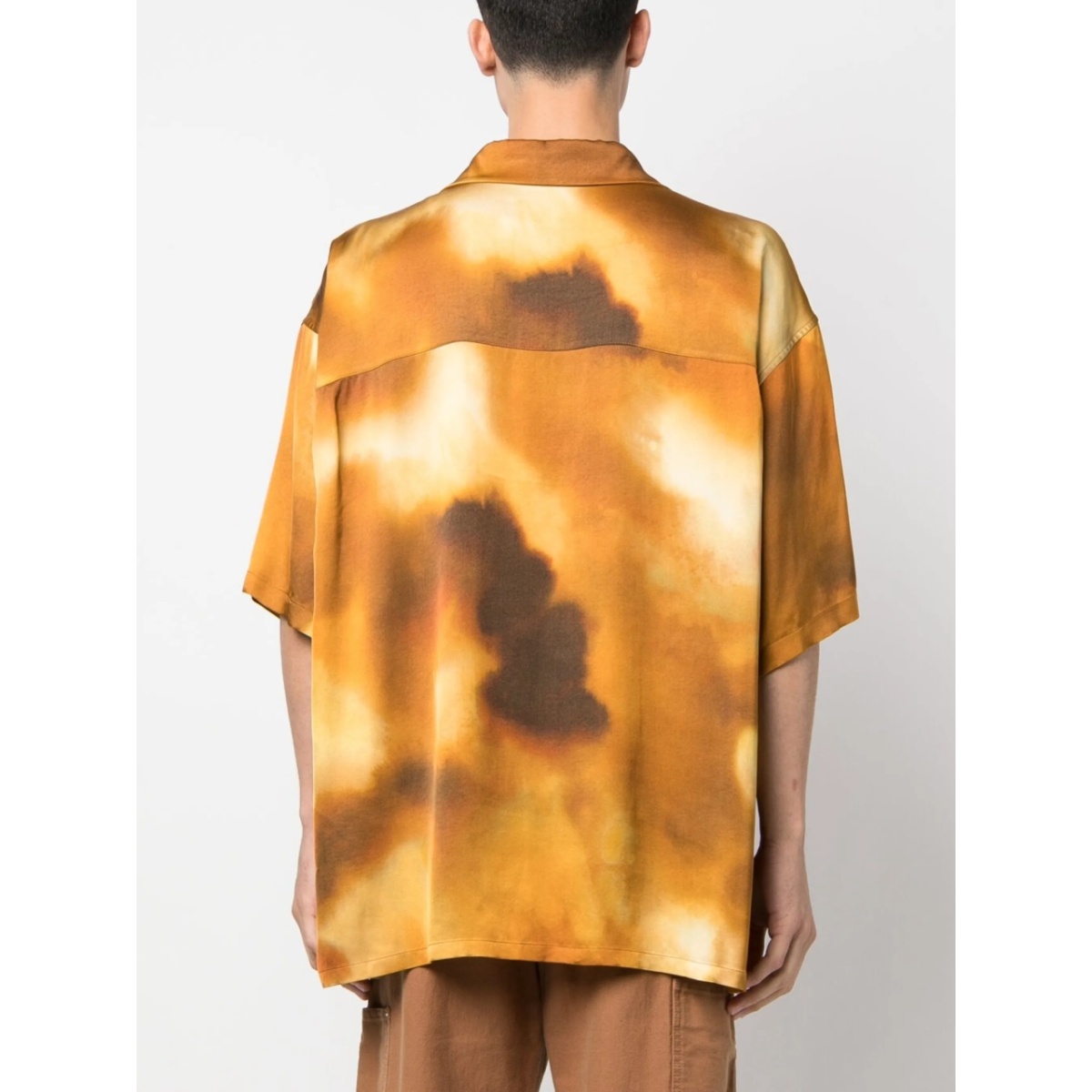 short-sleeved bowling shirt - Img 5