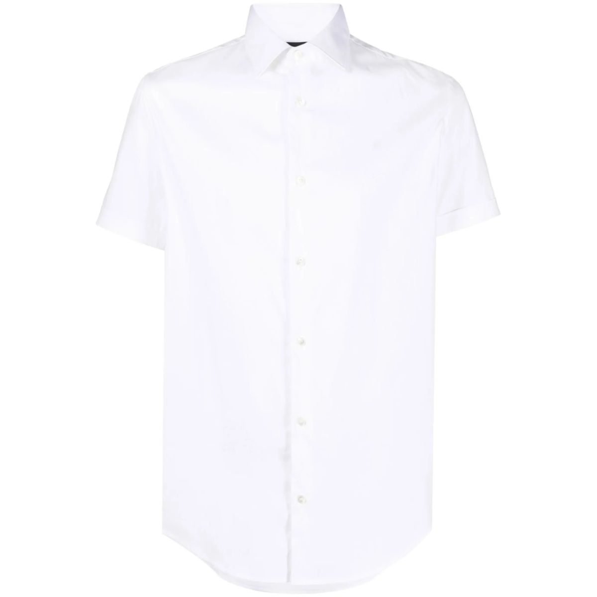 short-sleeved poplin shirt