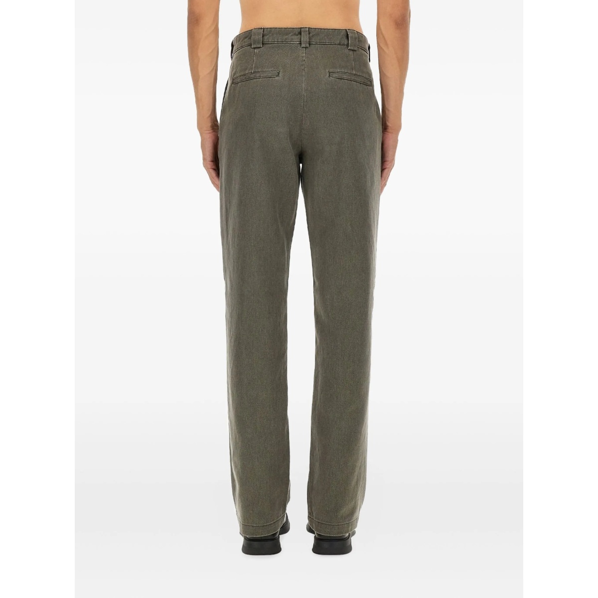 side-pocket cotton trousers - Img 4