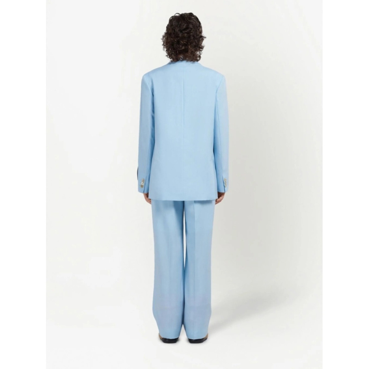 single-breasted wool blazer - Img 4