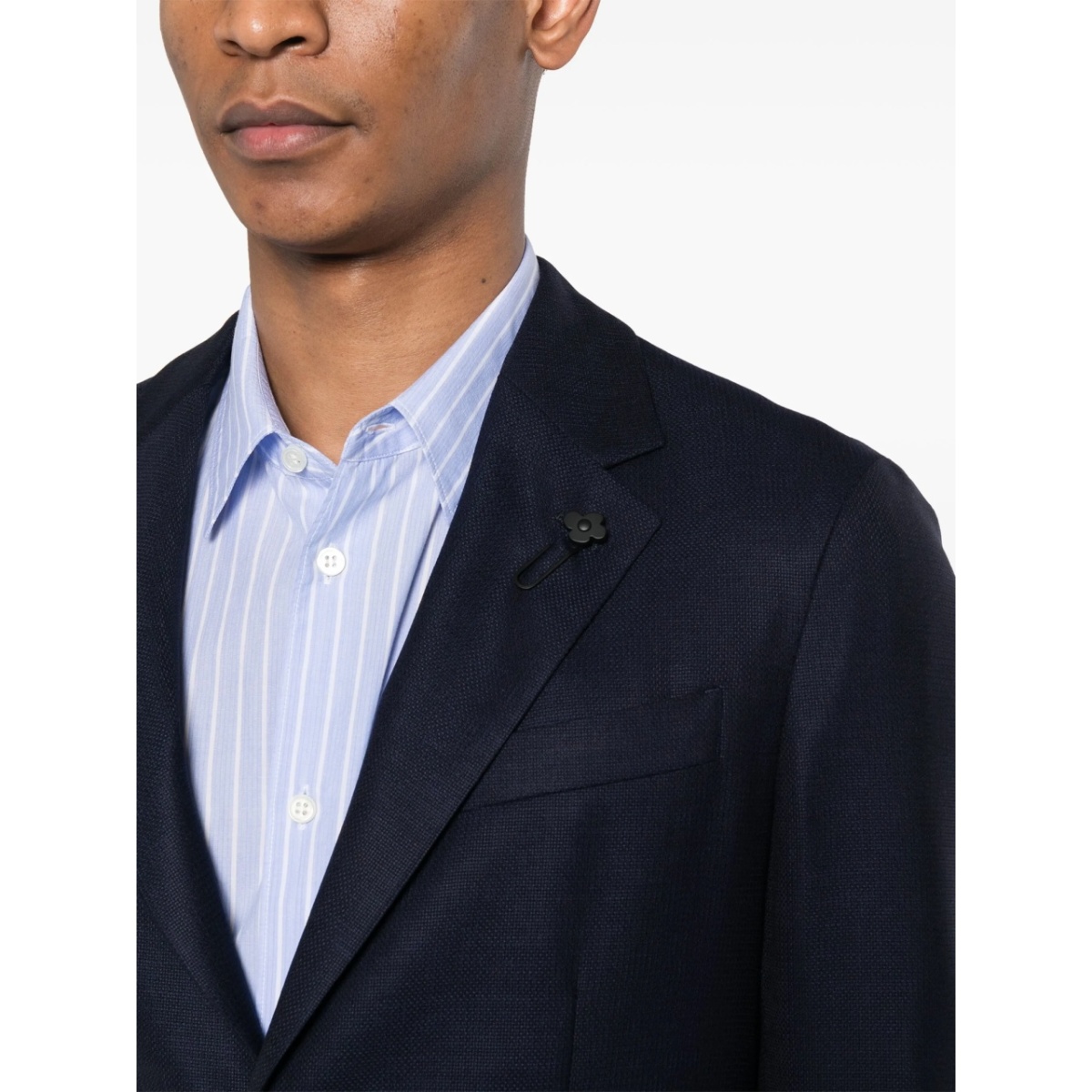 single-breasted wool blazer - Img 5
