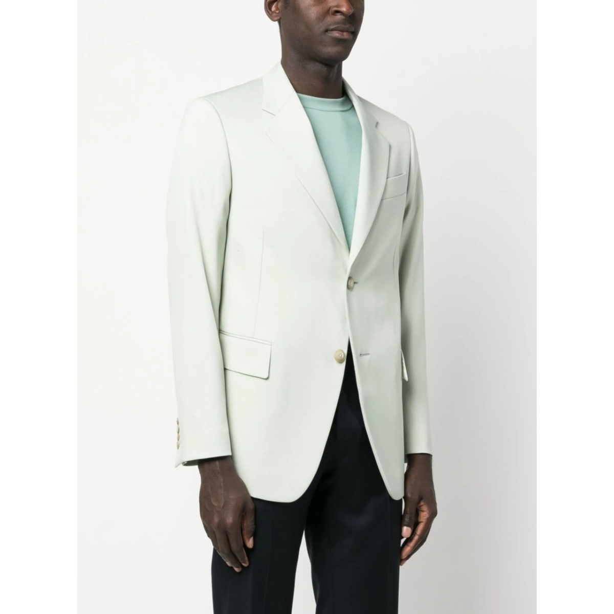 single-breasted wool blazer - Img 3