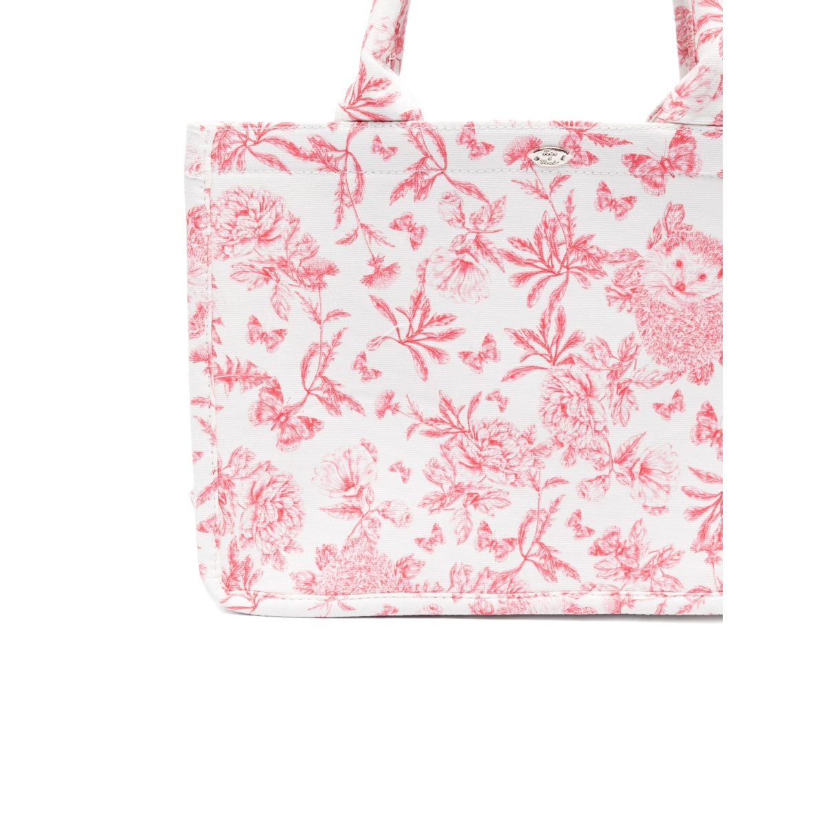 small floral-print tote bag - Img 3