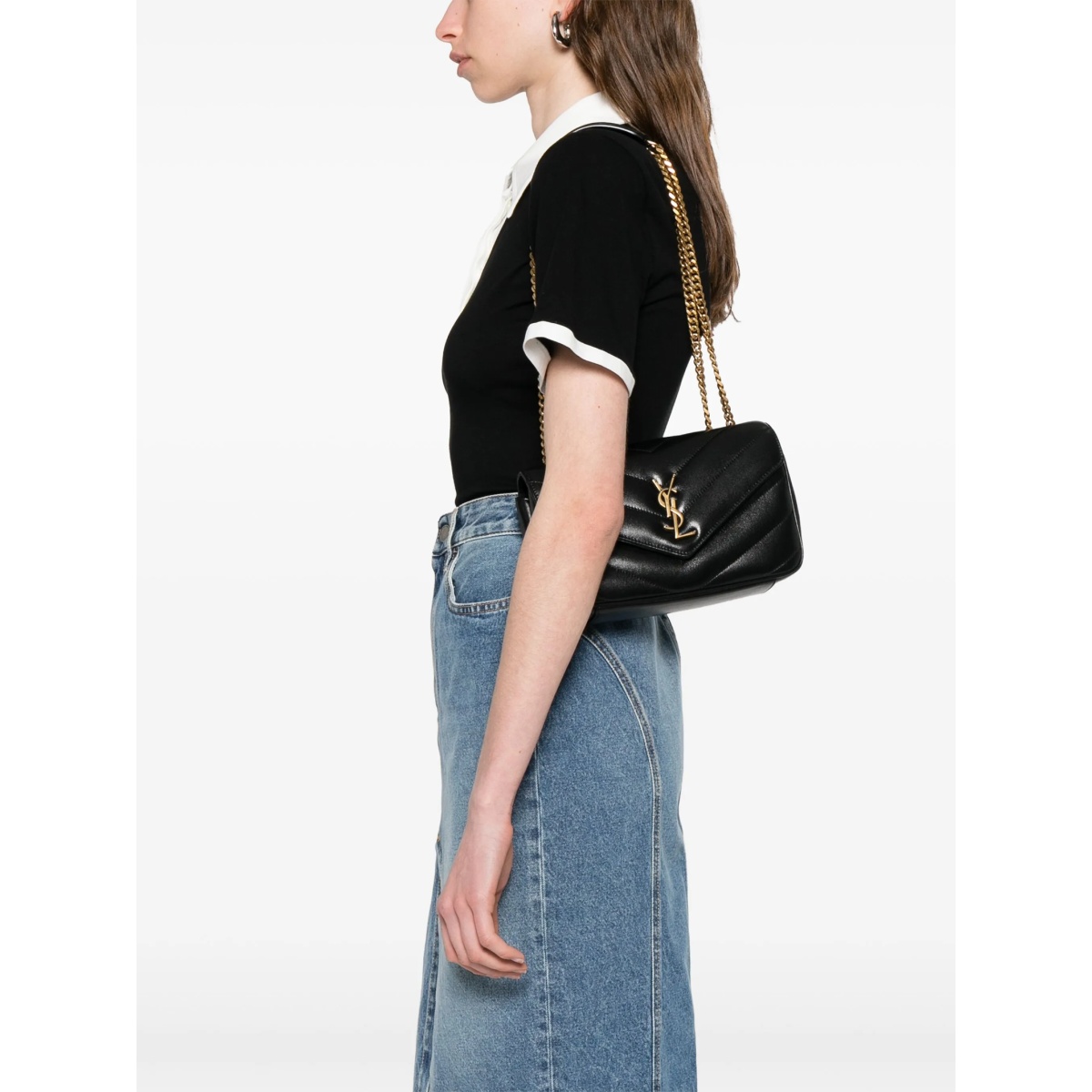 small Loulou shoulder bag - Img 2