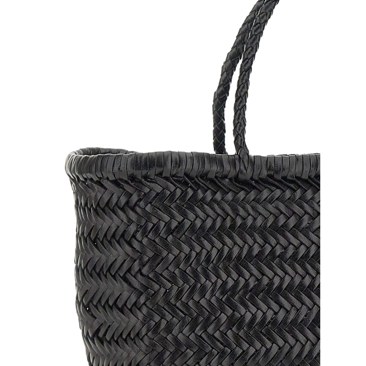 small Triple Jump woven leather tote bag - Img 5